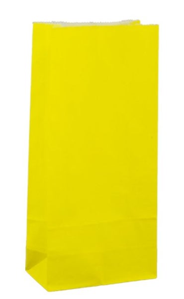 Paper Bags YELLOW - (500 Bags) 26 x 13cm Carousel 1