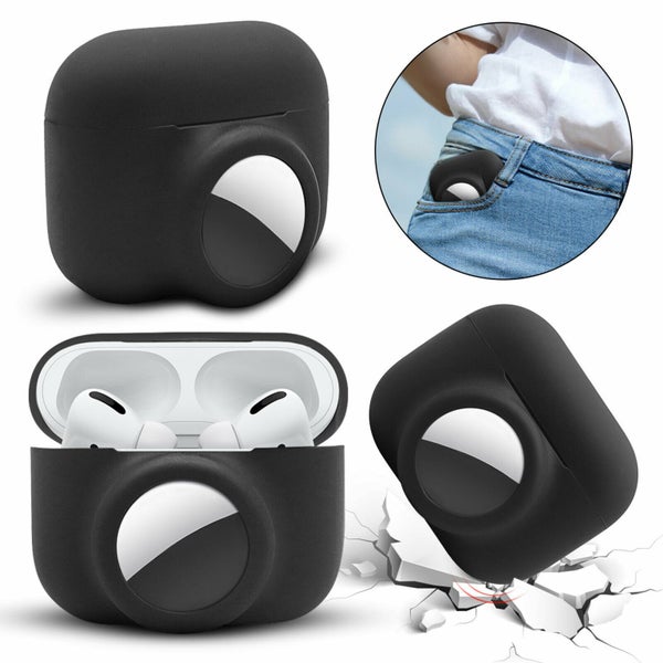 2 in 1 Airpods Pro Case AirTags Location Tracker Case Cover Carousel 1