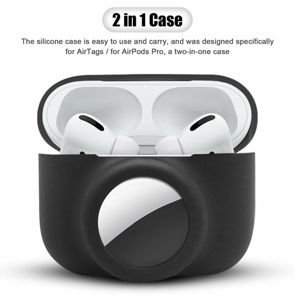 2 in 1 Airpods Pro Case AirTags Location Tracker Case Cover Carousel 2