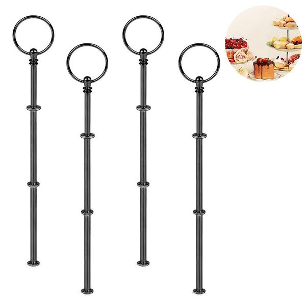 4 Set 3 Tier Cake Stand Hardware,tiered Tray Hardware 3 Tier Cake Stand Carousel 2
