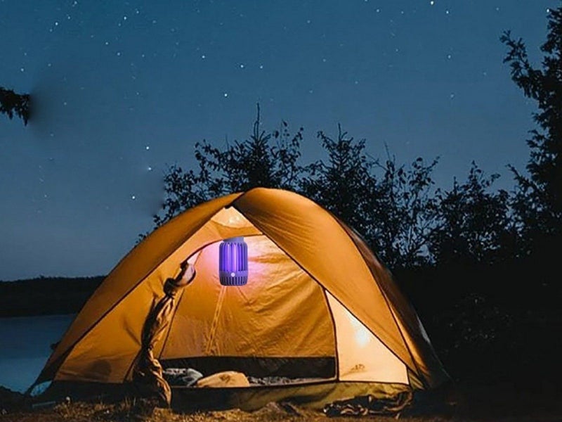 Electric Mosquito Killer Lamp Mosquito Zapper Trap Night Light Grey Carousel 2