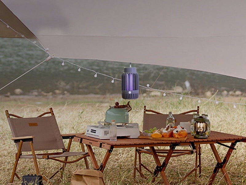 Electric Mosquito Killer Lamp Mosquito Zapper Trap Night Light Grey Carousel 3