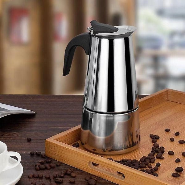 Stainless Steel Coffee Maker Mocha Espresso Latte Percolator Stove Coffee Maker Carousel 1