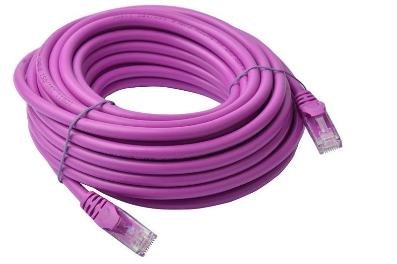 Cat 6a UTP Ethernet Cable, Snagless - Purple Carousel 6