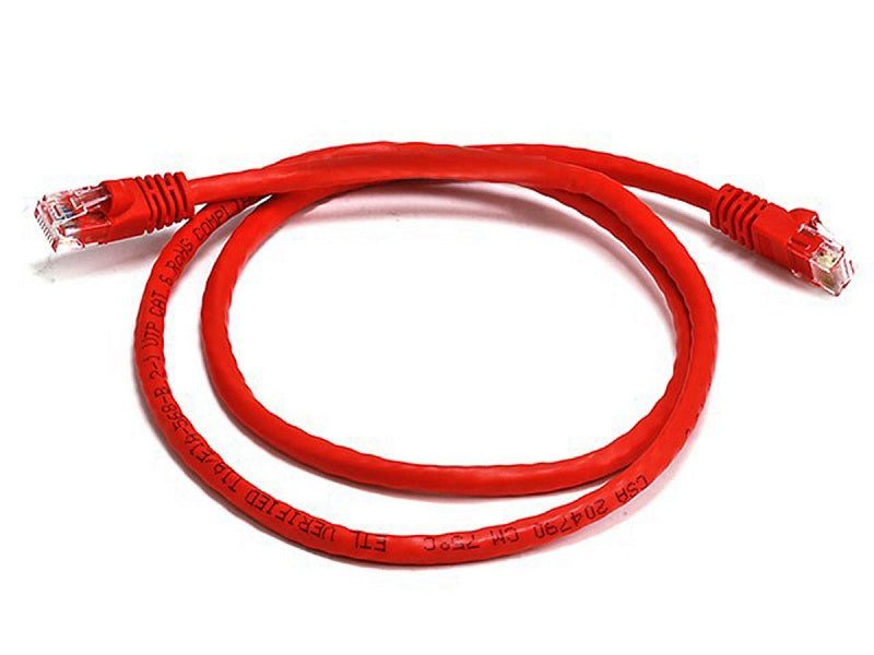 Cat 6a UTP Ethernet Cable, Snagless - Red Carousel 1