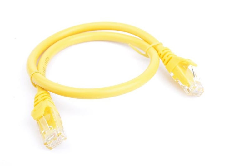 Cat 6a UTP Ethernet Cable, Snagless - Yellow Carousel 1