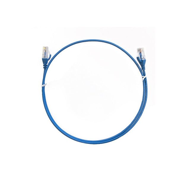 8Ware Cat6 Ultra Thin Slim Blue Cable Premium Rj45 Ethernet Carousel 1