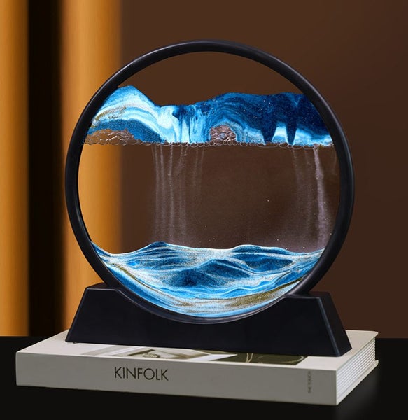 Moving Sand Art Picture Sandscape Glass Frame Home Decor 7inch 3662103 Carousel 12