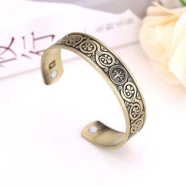 Copper Viking Cuff Bracelet Magnetic Healthcare B0377GD0 Carousel 2