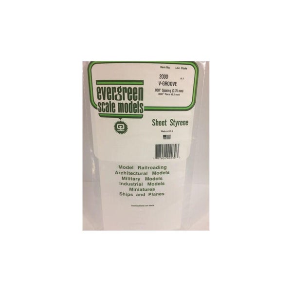 Evergreen Styr V-Groove Siding .030 In Sp Carousel 1