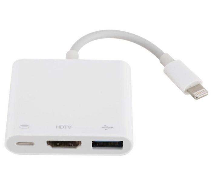 Lightning to OTG Digital AV Adapter, Lightning to HDMI+USB Converter Carousel 1