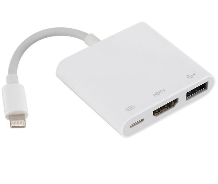 Lightning to OTG Digital AV Adapter, Lightning to HDMI+USB Converter Carousel 5