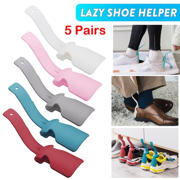 5 Pair Shoe Horn Lazy Shoe Lifter Easy on & Off Shoes i2026MZ0 Carousel 1