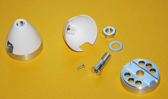 Aeronaut 7259-15 Cool Nose Spinner 50mm/5mm Motor Shaft Carousel 1