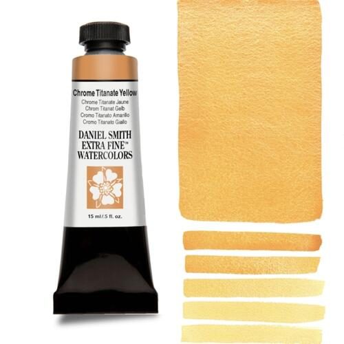 Daniel Smith Watercolour 15ml Chrome Titanate Yellow Carousel 1