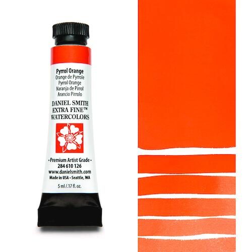 Daniel Smith Watercolour 5ml Pyrrol Orange Carousel 1