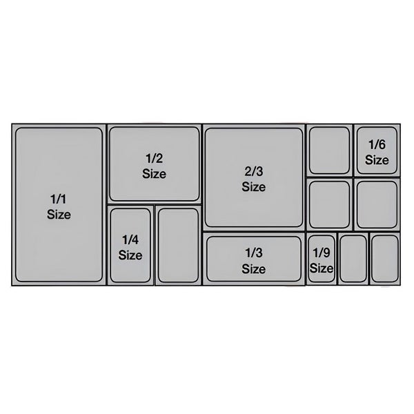 SOGA 200mm Clear Gastronorm GN Pan 1/2 Food Tray Storage Bundle of 6 Carousel 8