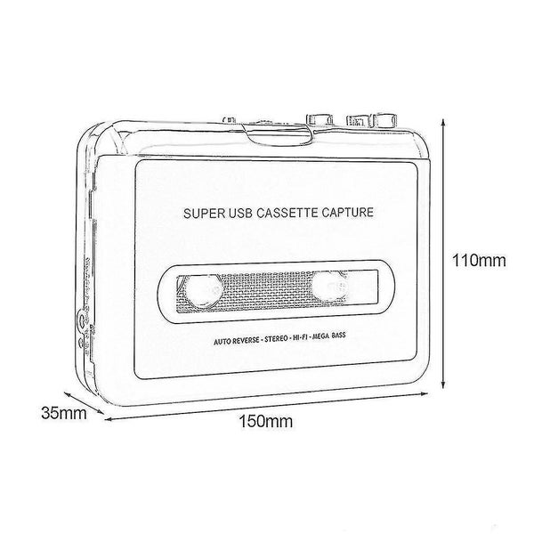 Tape To Pc Usb Cassette & Mp3 Cd Converter Capture Digital Audio Music Player Carousel 4