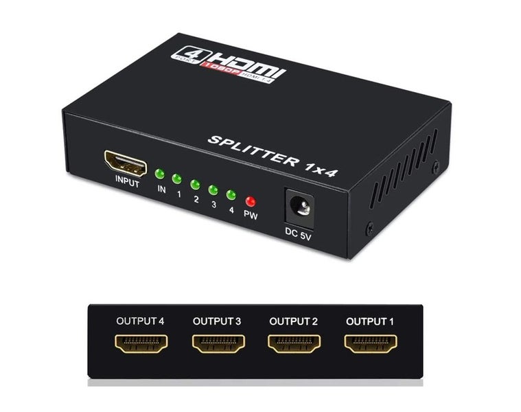 HDMI one in four out HD video splitter (Over Stocked) Carousel 13