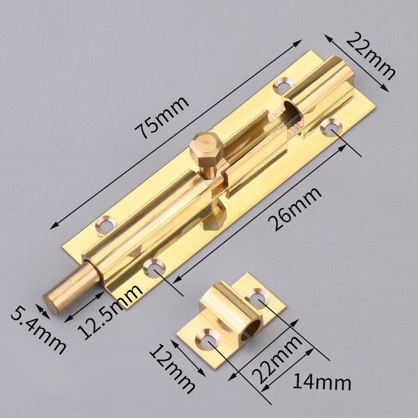 1pc Pure copper latch door lock window retro small latch lock latch hardware Carousel 2