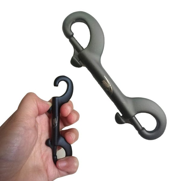 Diving Stainless Steel Hook Trigger Key Ring Snap Bolt Double End Buckle Clip Carousel 1