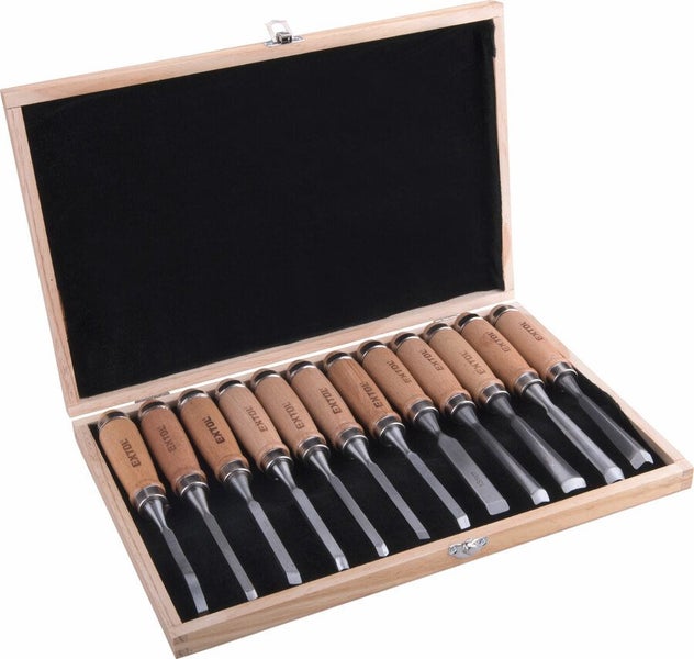 EXTOL Carving Chisels, 12 Piece Set Carousel 1