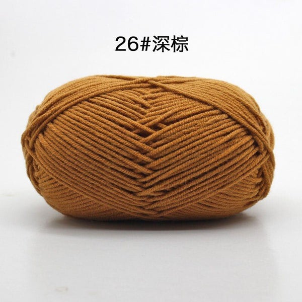10 milk cotton yarn super soft knitted wool 4 layers Carousel 2