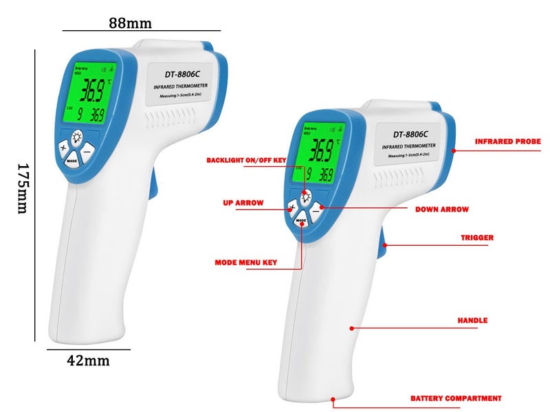 Digital Thermometer Gun Carousel 7
