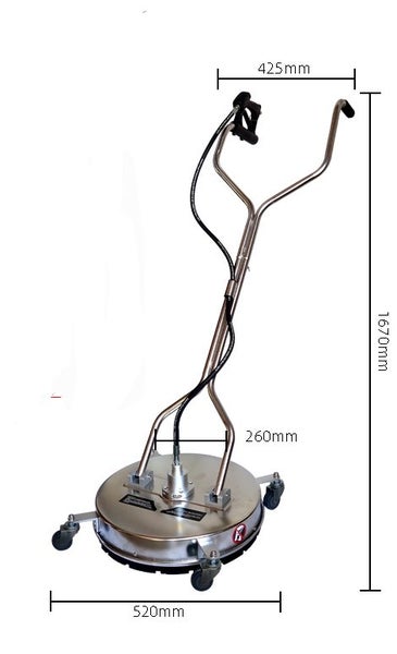 21" pressure washer surface cleaner/ water blaster surface cleaner Carousel 1