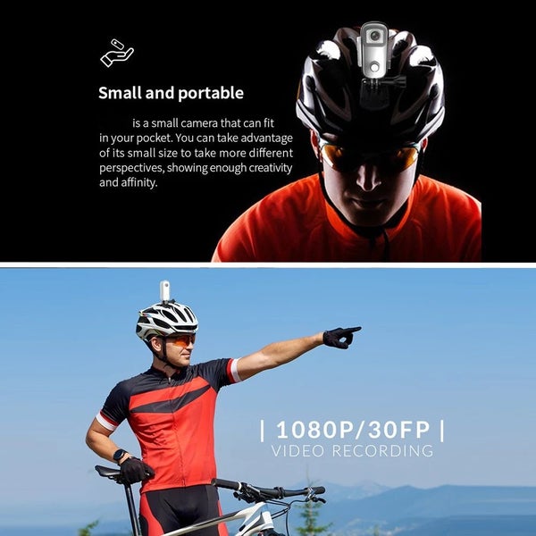 Mini Action Camera 4K/30fps Digital Video Camera Carousel 9