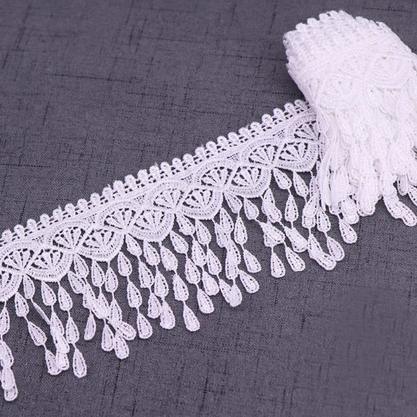 5 yards tassel lace knitted wedding embroidery DIY handmade patchwork webbing Carousel 1