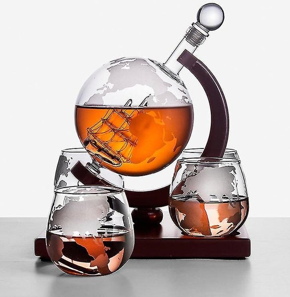 Creative Glass Wine Set Glass Wine Bottle Red Wine Decanter62998309593729111
