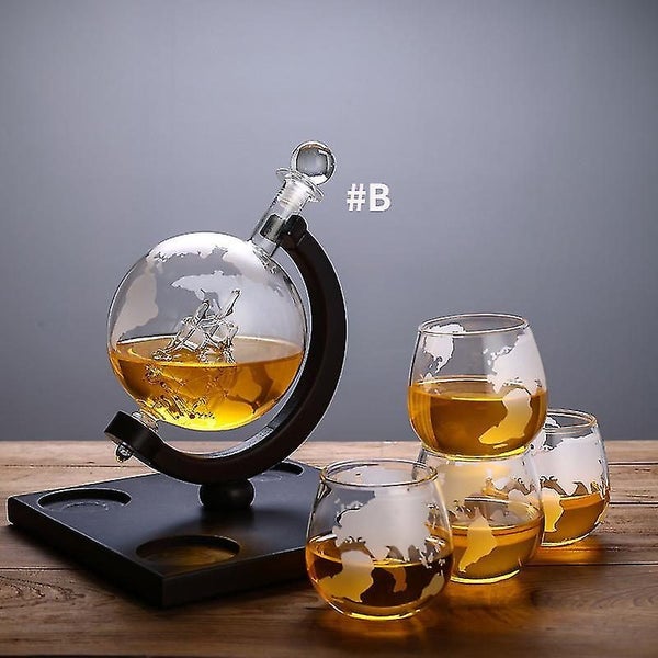 Creative Glass Wine Set Glass Wine Bottle Red Wine Decanter62998309593729113