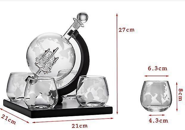Creative Glass Wine Set Glass Wine Bottle Red Wine Decanter62998309593729114