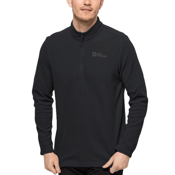 Jack Wolfskin Mens Taunus Half Zip Pullover Fleece - Black - XXL Carousel 1
