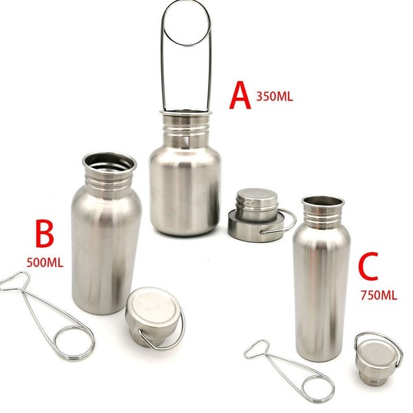 Stainless Steel Portable Kettle Outdoor Camping Hiking Essential Cup Pot Kit Carousel 1