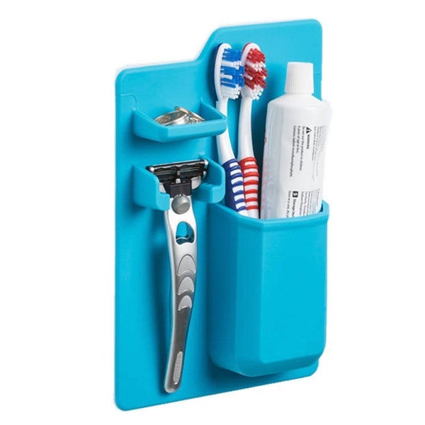 Silicone Toothbrush Holder for Bathroom Mirror Shower Carousel 1