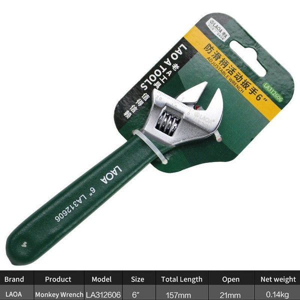 Non-slip universal wrench adjustable stainless steel wrench with scale Carousel 2