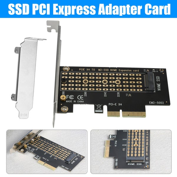 M.2 NVME SSD to PCI-E Adapter Card PC PCI Express X4/X8/X16 Carousel 1