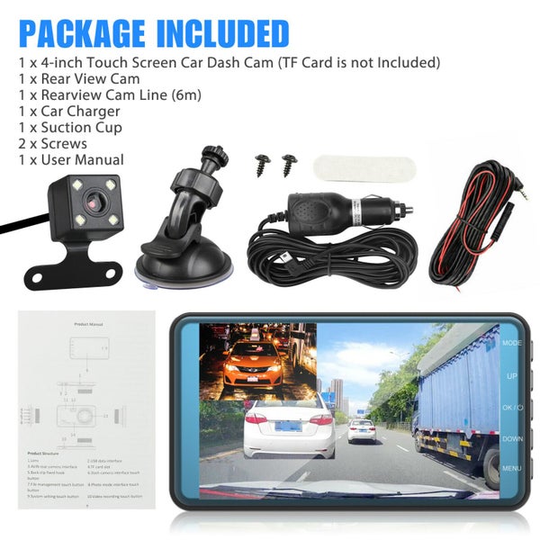 Front+Rear Car Video Recorder Camera Carousel 11