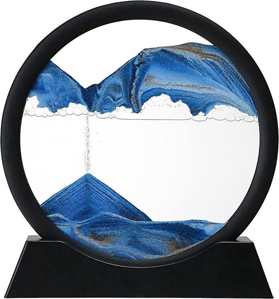 Moving Sand Art Picture Sandscape Glass Frame Home Decor 7inch 3662103 Carousel 1