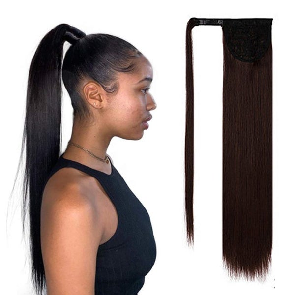 Chesnut Brown Hair Ponytail Extensions C0401LB0 Carousel 1