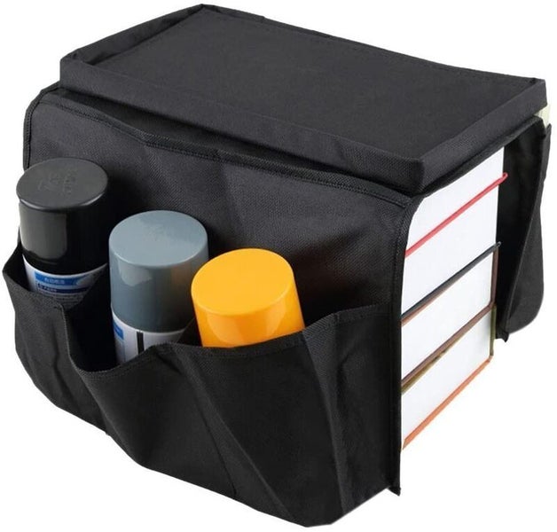 Pocket Sofa Couch Organiser Pouch Tray Armchair Caddy Storage Holder i1749BK0 Carousel 2