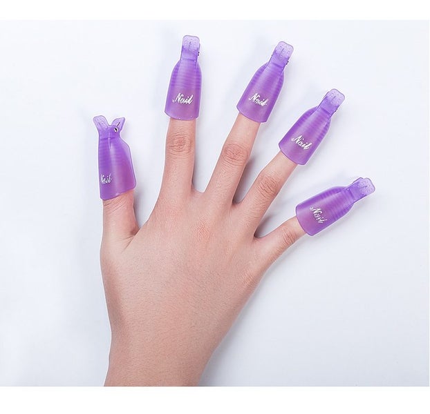 Nail Art Soak Off Cap Clip UV Gel Polish Remover Wrap I0677PP0 Carousel 8
