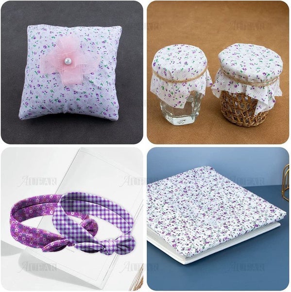 8 Style Fabric Patchwork Bundle 100% Cotton 50x50cm G0645MZ0 Carousel 14