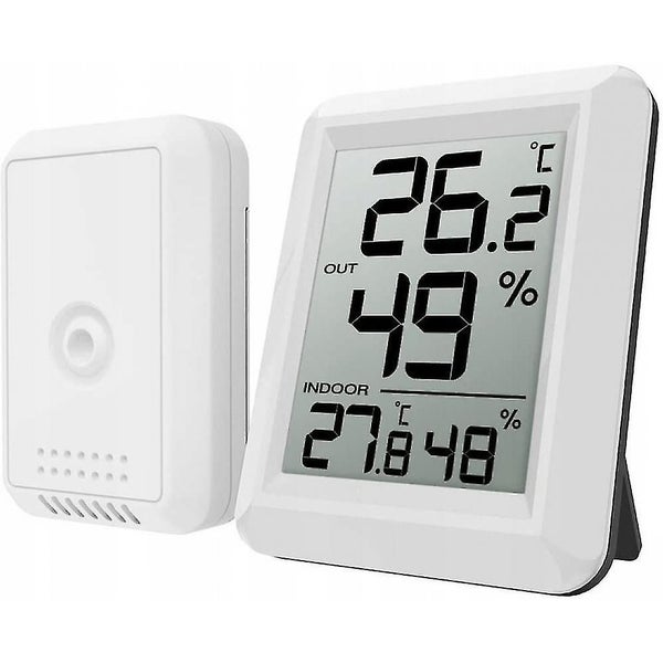 Indoor and outdoor wireless thermometer and humidity meter with white sensors Carousel 1
