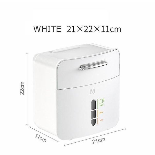 Toilet Paper Holder Tissue Storage Box Tray Wall Mounted Toilet Roll Holder Box Carousel 1