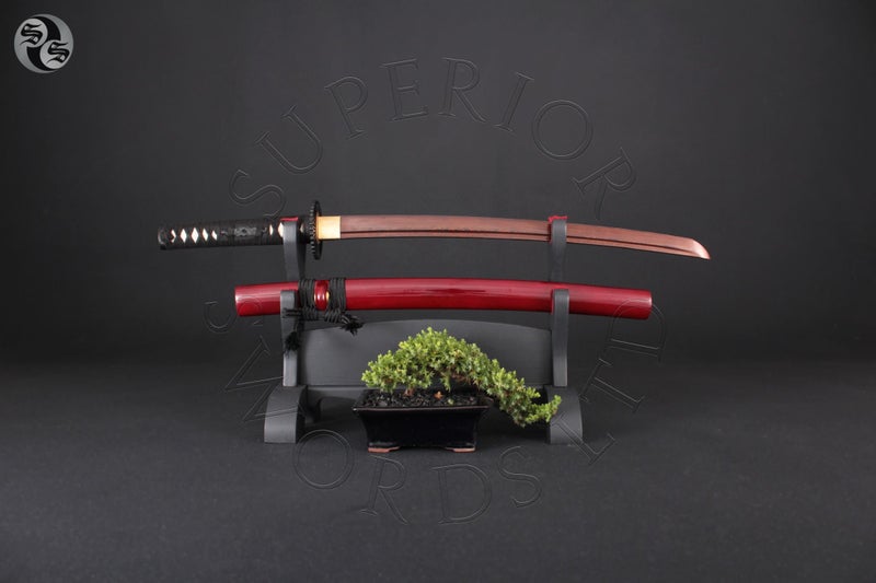 Taiyo Wakizashi - Coloured Damascus Carousel 1