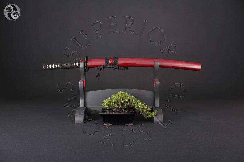 Taiyo Wakizashi - Coloured Damascus Carousel 2