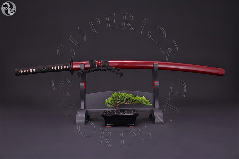 Samurai Sword - Taiyo Katana - Coloured Damascus Carousel 2